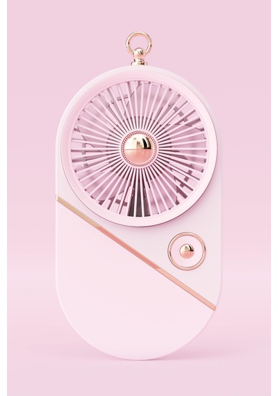 Taşınabililir Mini Usb Şarjlı 3 Kademeli El Vantilatör Fan Soğutucu Ys2528 Pembe