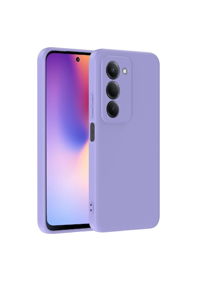 Zore Redmi 15 Kılıf Nvth Mara Lansman Kapak - Lila Çok Renkli