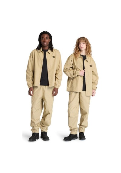 Timberland Woven Badge Ripstop Coach Jacket Lemon Pepper Tb0a6fa9dh41-4940 Bej