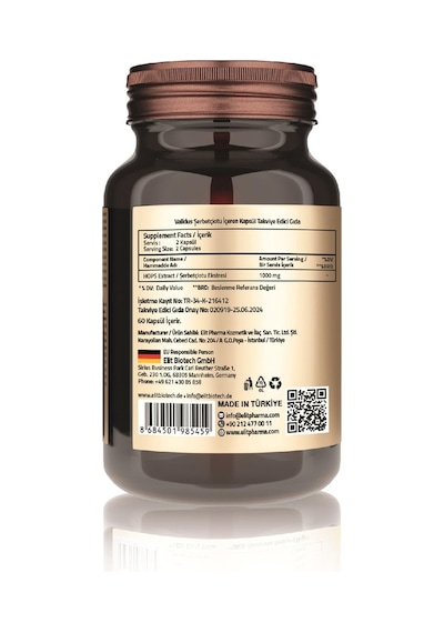 Validus Humulus Lupulus Hops 1000 Mg 60 Capsules