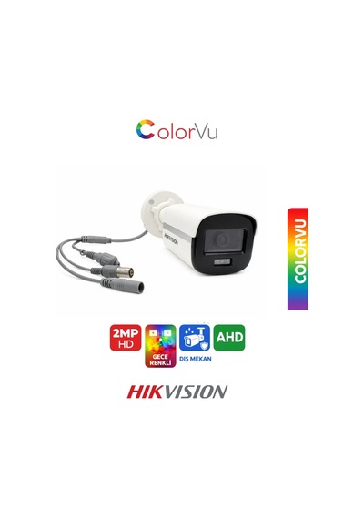 Ds-2ce10df0t-pf Gece Renkli Güvenlik Kamerası Colorvu
