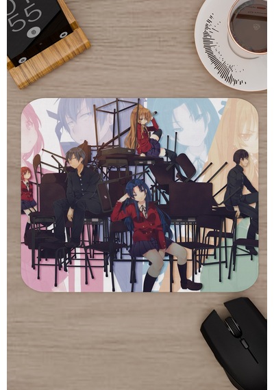 Toradora Anime V3 - 22x18 Gaming Kauçuk Kaymaz Taban Mouse Pad Fare Altlığı