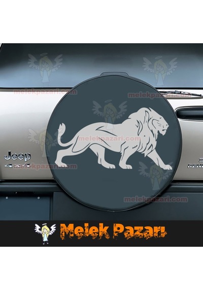 Aslan Araba Ve Duvar Sticker