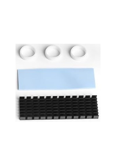1 Adet M.2 Nvme Ssd Soğutucu Heatsink - 2280 Ssd İçin 1 Termal Ped Ve 3 Beyaz Bantlı - Pc Ve Ps5 Uyumlu M.2 Pcıe N Diğer