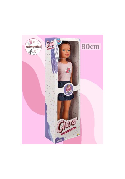 Büyük Boy Et Bebek 80 Cm Yürüyüş Arkadaşım Clara Bebek 80 Cm Kot Etekli