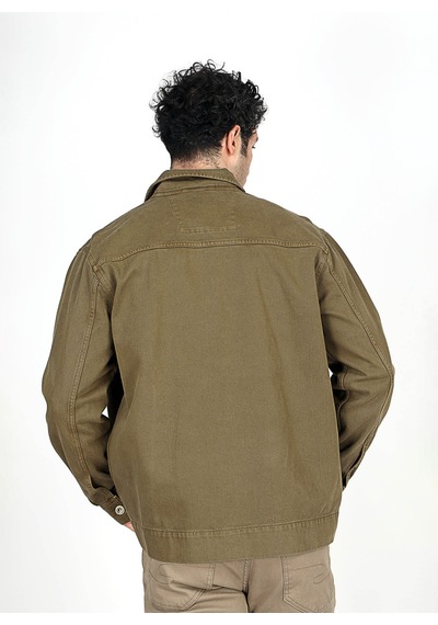 Lee Cooper Haki Erkek %100 Pamuk Ceket 251 Lcm 231003 Veron Haki