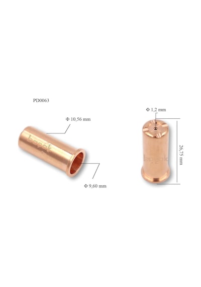 Trafimet Cb 50 - Cb 70 1,2mm Uzun Plazma Kesim Memesi Pd0063-12