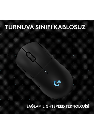 Logitech G Pro 2 Lıghtspeed Hero 2 32k Dpı Sensör Pc/mac İçin Kablosuz Oyuncu Mouse, Siyah 910-007296