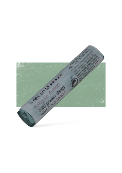 Schmincke : Artist Soft Pastel Boya : 081 M Cold Green Deep