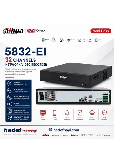 Dh-nvr5832-eı 32 Channels Network Video Recorder