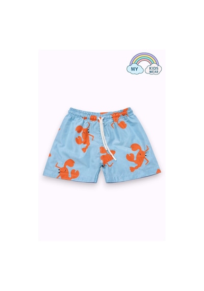 My Kids Wear Erkek Çocuk Degrade Desenli Deniz Şortu 2 Li Set 3-16 Yaş 12420 Çok Renkli
