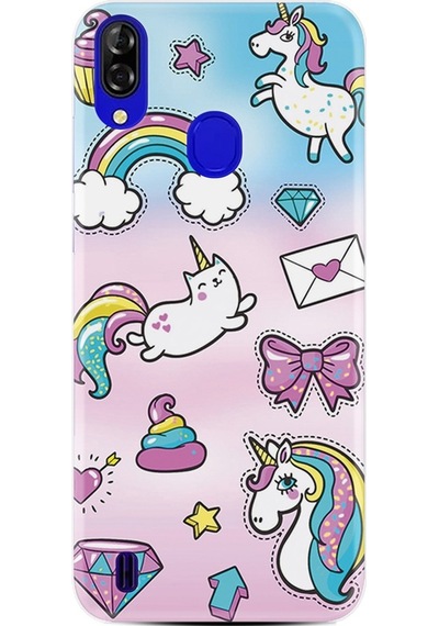 Reeder P13 Blue Kılıf Boyun Askılı Unicorn Mektup 1800