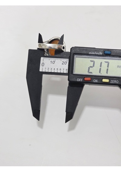 Yemen Akik Taşlı 925 Ayar Gümüş Yüzük 10,55 Gram