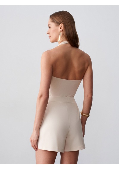 Dilvin 32726 Halter Yaka Top-taş