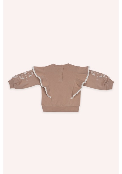 Kız Bebek Nakışlı Gül Sweatshirt 14702460 2421GB08040