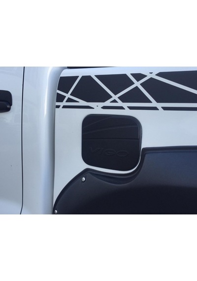 Ducki Toyota Uyumlu Hilux Vigo 2012-2015 Depo Kapağı Siyah