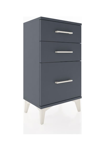 Arges Komodin 3 Çekmeceli 44x30x80 Antrasit-antrasit Antrasit