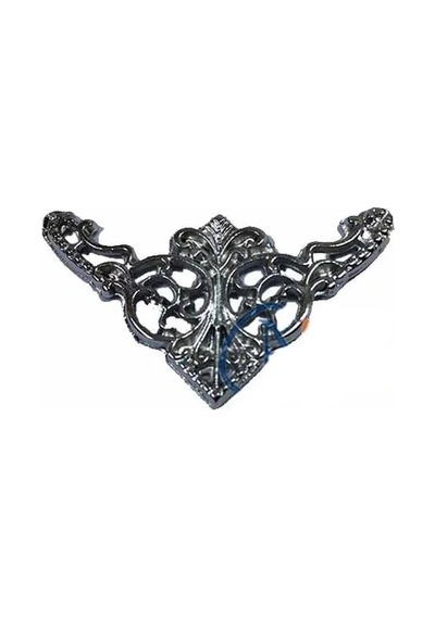 Cntma Dekoratif Köşe Süsü, Köşelik - Küçük, 19x34mm, Nikel, 100 Adet Diğer