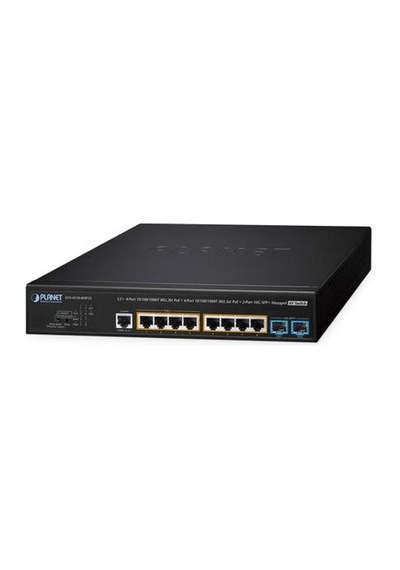 Planet Pl-avs-4210-8hp2x 8 Port Gigabit Poe 2 Port Sfp 10g L2 Plus Yönetilebilir Poe Switch