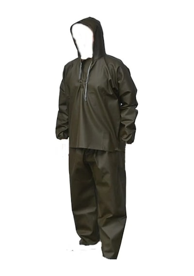 Atmaca Balıkçı Alt Üst Takım Yağmurluk Haki 3XL Haki