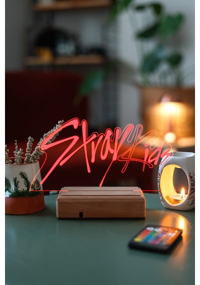 Straykids K-pop 16 Renk Kumandalı 3d Gece Lambası