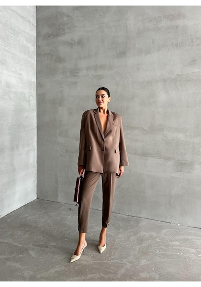 Kahve Washington Blazer Ceket Kahve
