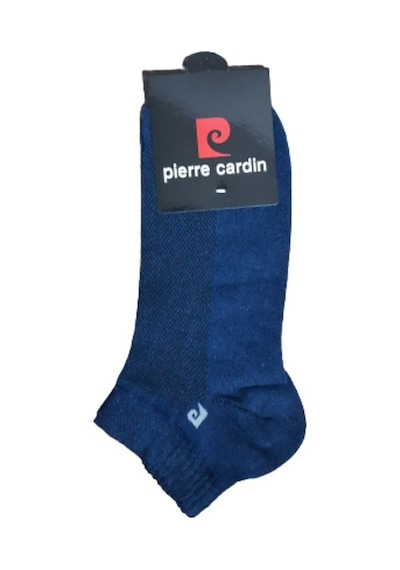 Pierre Cardin 12 Çift Üstü Fileli Erkek Pamuk Patik Çorap 40-44 Beyaz