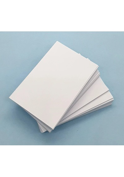 Beyaz Kartvizit Boş Baskısız 210 Gr Kalın Kart 5x8 Cm 400 Adet
