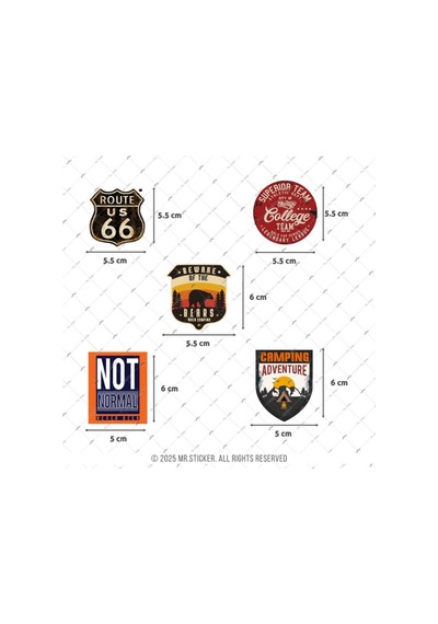 Bdls32 Küçük Boy 10lu Sticker Seti