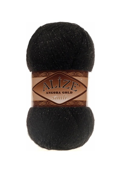 Alize Angora Gold Simli 60 Siyah