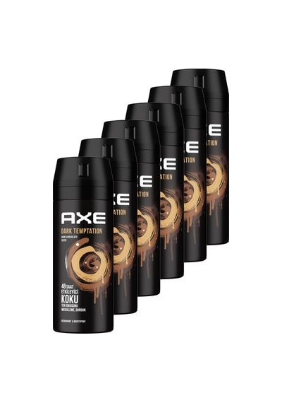 Axe Dark Temptation Erkek Sprey Deodorant 150 ML x 6