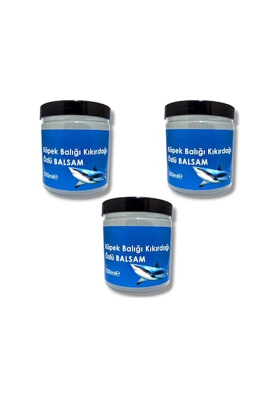 Süper Köpek Balığı Kıkırdağı Özlü Rahatlatma Kremi 250 Ml - 3 Adet