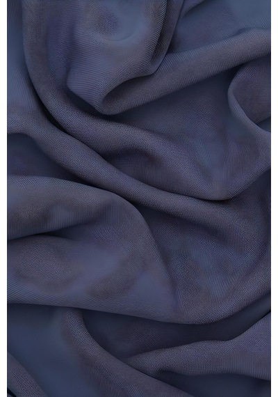 Melodi Scarf Kadın Tesettür Medine İpeği Şal Mavi Mavi