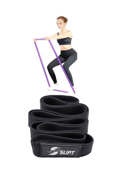 Slipt Active Superloop Band Uzun Dokuma Egzersiz Direnç Lastiği - Sert Çok Renkli