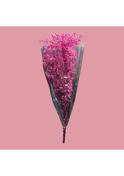 Şoklanmış Kurutulmuş Cipso Çiçeği 1 Demet 50-60gr - 35-45cm Pembe