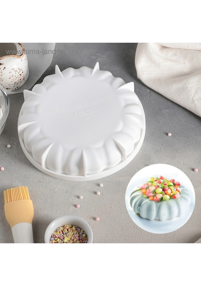Silikon Pasta Kalıbı 17x5cm Beyaz
