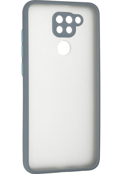 Mey İthalat Redmi Note 9 Kılıf Montreal Silikon Kapak - Gri