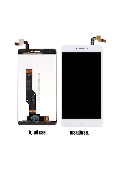 Teknonet Xiaomi Redmi Note 4x Uyumlu Lcd+dokunmatik - Beyaz