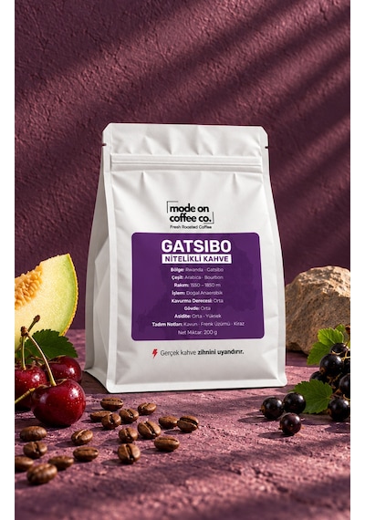 Nitelikli Rwanda İkilisi 2 X 200 Gr Filtre Kahve Gatsibo Nyamasheke Chemex