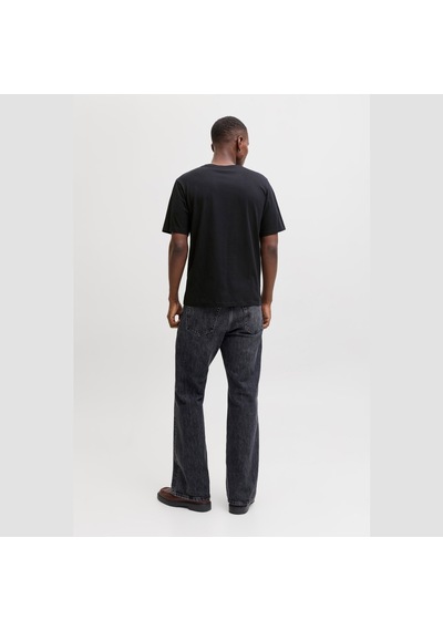 Jack & Jones Graphic Erkek Siyah Tişört 12268415-b Siyah