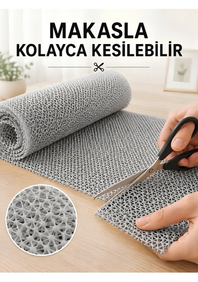 Beylini Halı Kaydırmazı Halı Altı Kaydırmaz Dolap Raf Örtüsü Kaymaz Örtü Toplanmayı Önler Halı Yolluk Tabanı