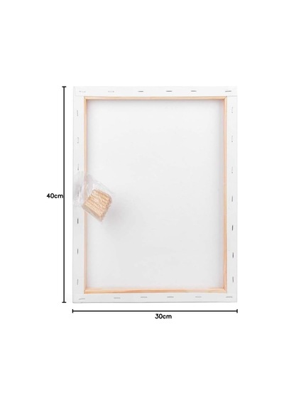 Ewtshop Gerdirme Çerçeveli Tuvaller, %100 Pamuk, 5 Adet, 30 X 40 Cm, Kanvas, Sanat Tuvali, Tuval Pano, Beyaz Genel