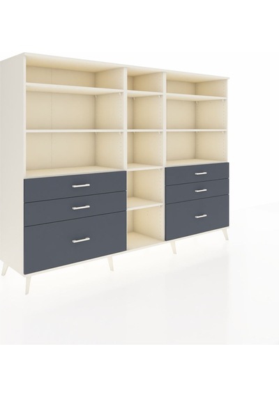 Hyperion Dolap 10 Raflı 6 Çekmeceli 220x44x163 Aytaşı-aytaşı/ant Aytaşı-aytaşı/antrasit Hyperion Dolap 10 Raflı 6 Çekmeceli 220x44x163 Aytaşı-aytaşı/ant Aytaşı-aytaşı/antrasit