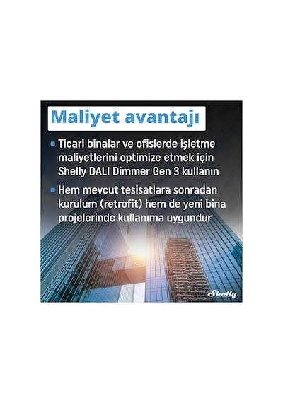 Shelly Dalı Dimmer Gen3 Akıllı Dalı Dimmer Led Kontrol Rölesi