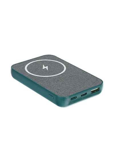 S-Link S-P50 5000 mAh Magsafe Standlı Kablosuz Şarj Cihazı Yeşil