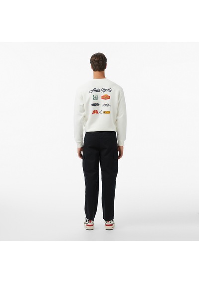 Anta You Are The Ping To My Pong Erkek Gri Sweatshirt 852618724 2800153