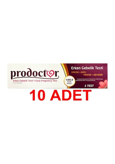 Prodoctor Pratik Erken Gebelik Testi 10'lu