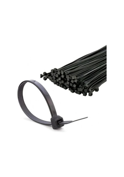 Siyah Cırt Kelepçe, 2.5x150 Mm Boyutunda, 100 Lü Paket