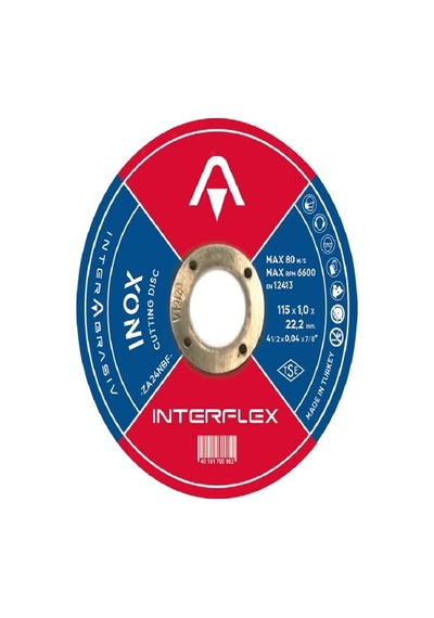 Interflex 115X1.0 mm Inox Kesici Disk (10 Adet)