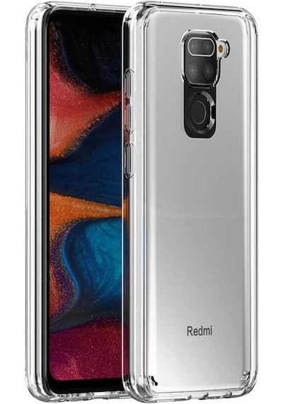 Xiaomi Redmi Note 9 Kılıf Zore Coss Şeffaf Sert Silikon Kılıf Renksiz